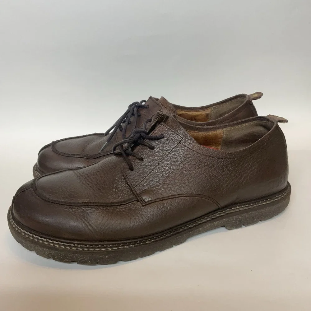 Birkenstock Mens Oxford Leather Size‎ 42 US Size 9 Timmins Brown  Lace Up EUC